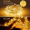 3 packages of 300 count (900 lights total) Warm White LED Fairy Lights, Silver Wire, 8 Different Light Modes with Remote Control, USB Plug